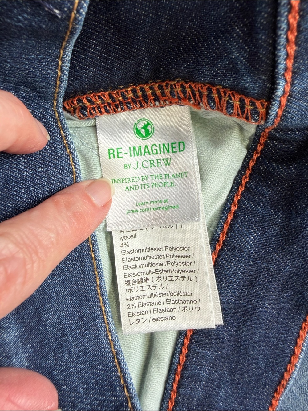 J. Crew Denim - Vintage Straight size 27 Jeans in Medium Blue Wash NWOT - Picture 10 of 15